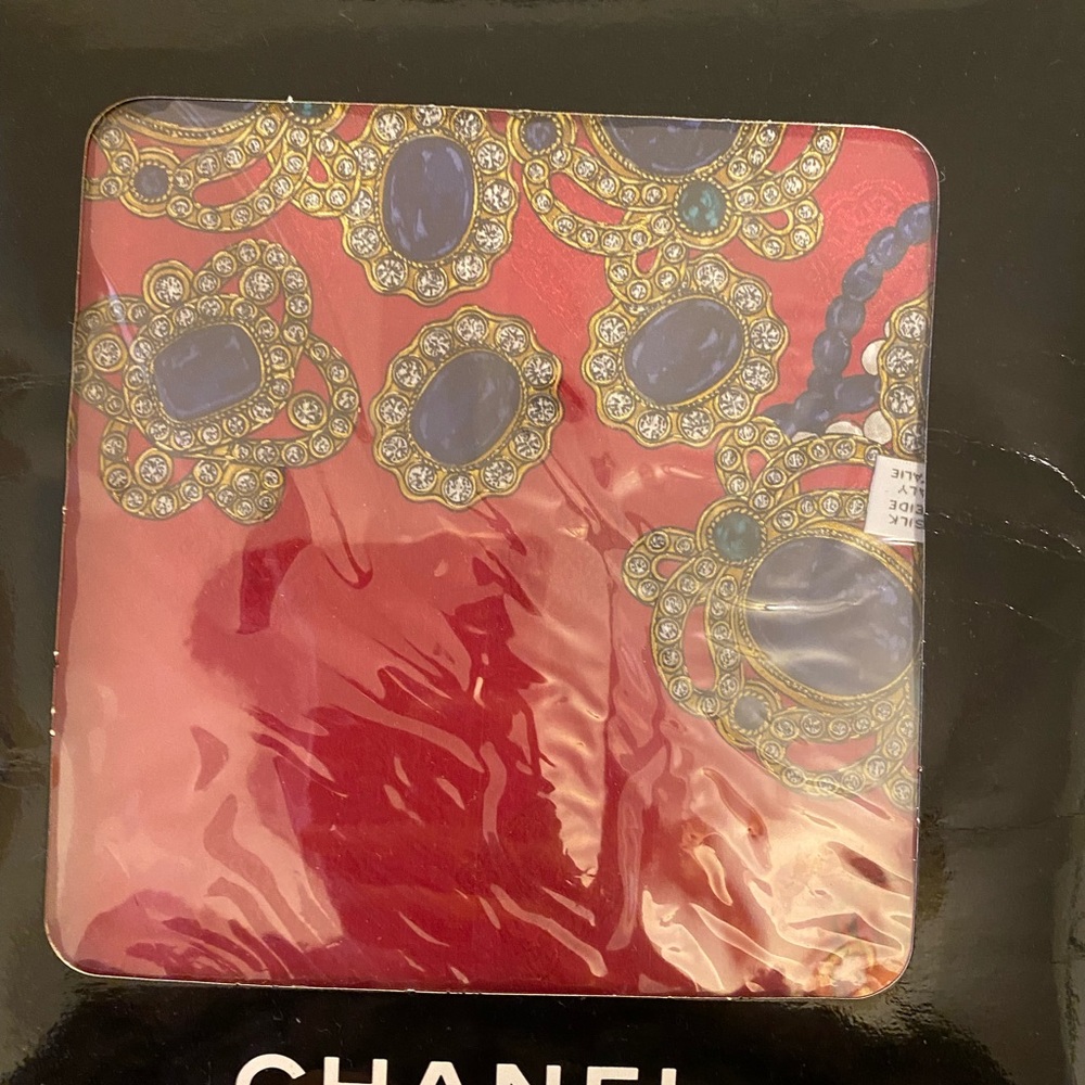 Chanel silk scarf